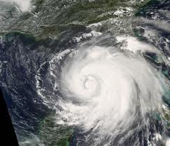 A Nasa satellite picture of Hurricane Ike in 2008.