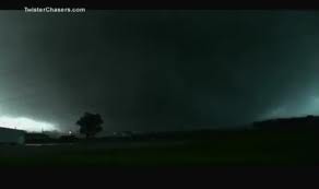 A picture of the EF5 tornado in Joplin, Mo 2011.