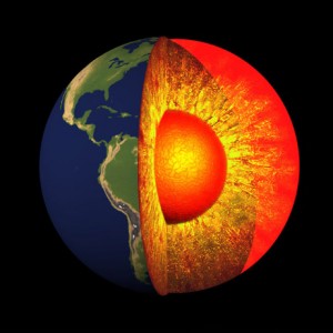 The Earth's core.